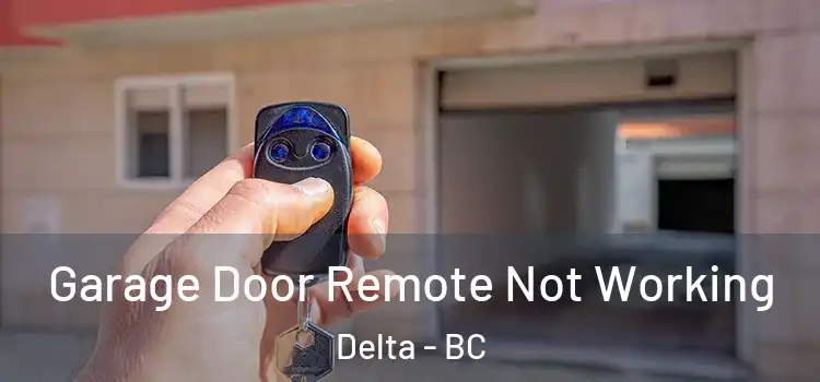  Garage Door Remote Not Working Delta - BC